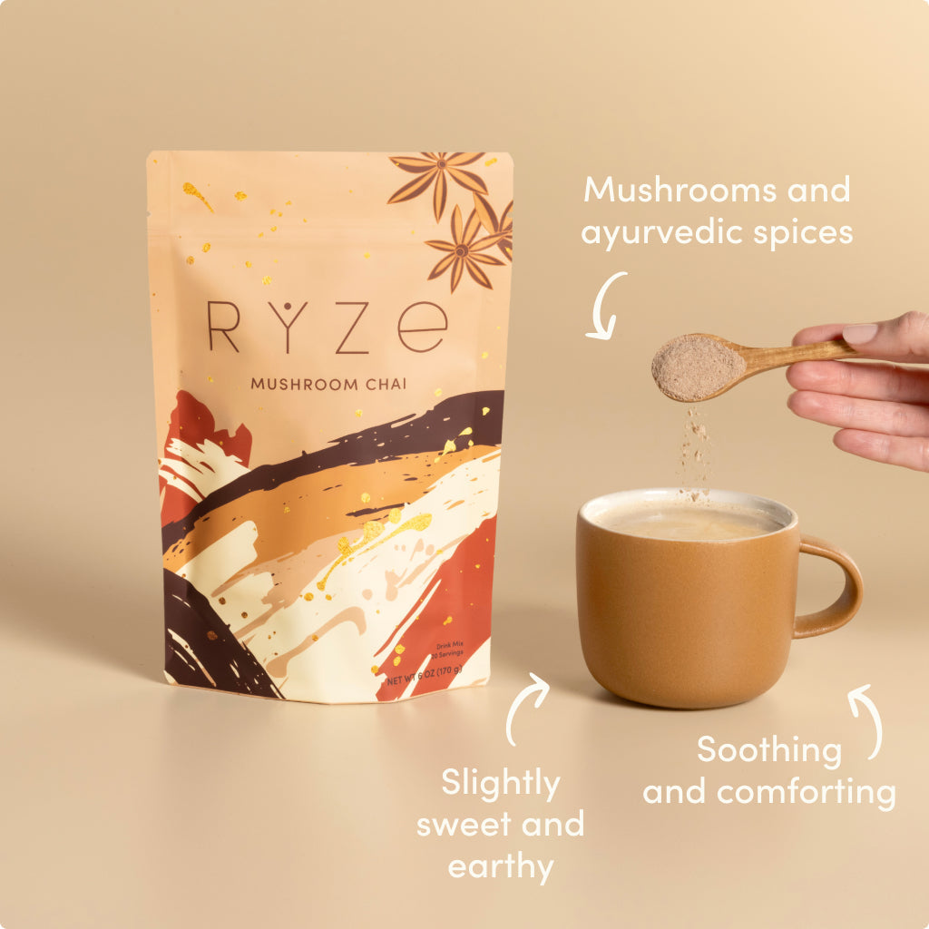RYZE Mushroom Chai Starter Bag F2