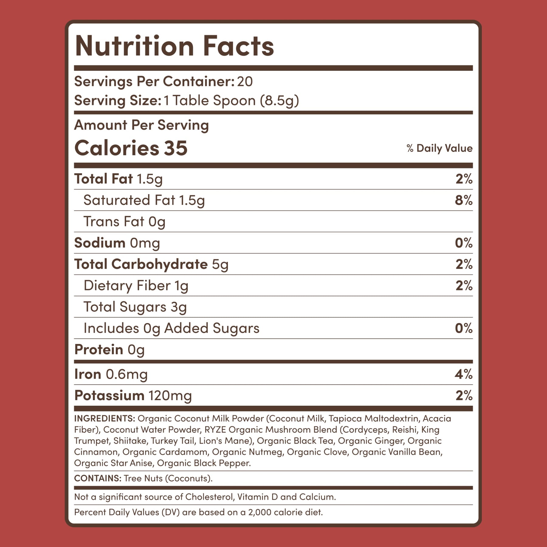 Mushroom Chai (20 Servings) M7