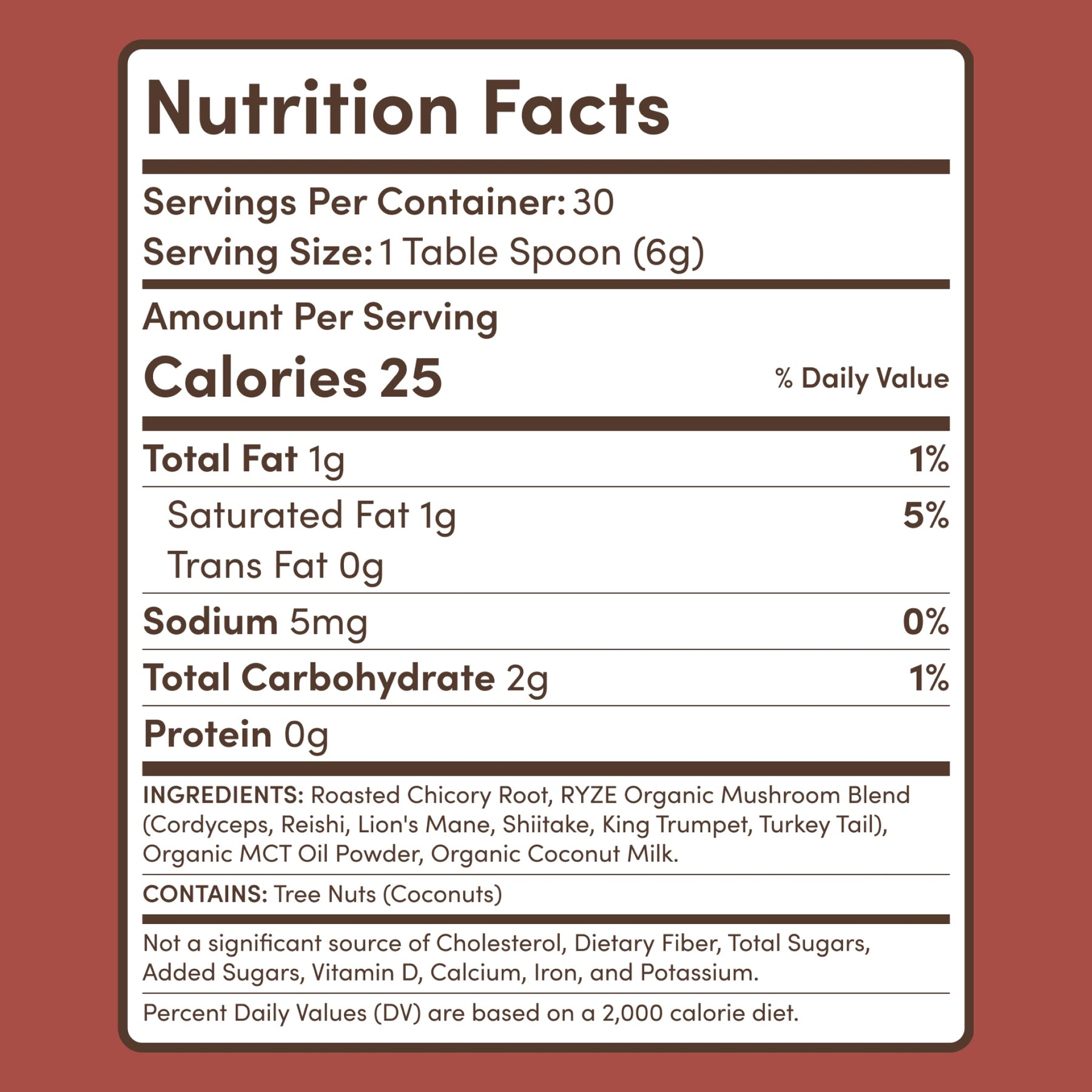 Mushroom Chicory (30 Servings) P9