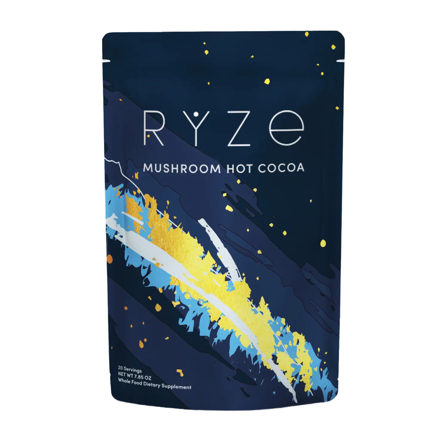 RYZE Mushroom Hot Cocoa — Organic Instant Cocoa with L-Theanine & Melatonin, 20 Servings A2