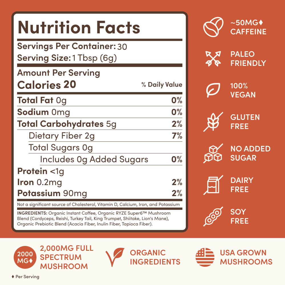 Mushroom Coffee (30 Servings) J2
