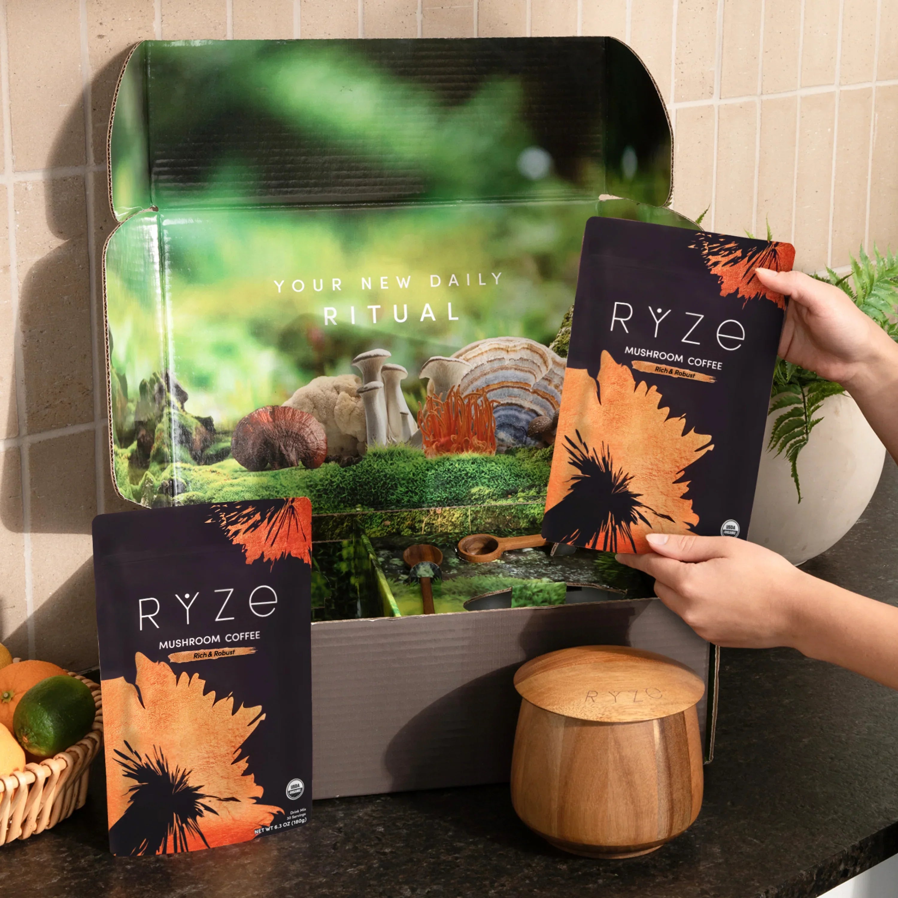 RYZE Ritual Set Dark Roast (90 Day Plan) U0