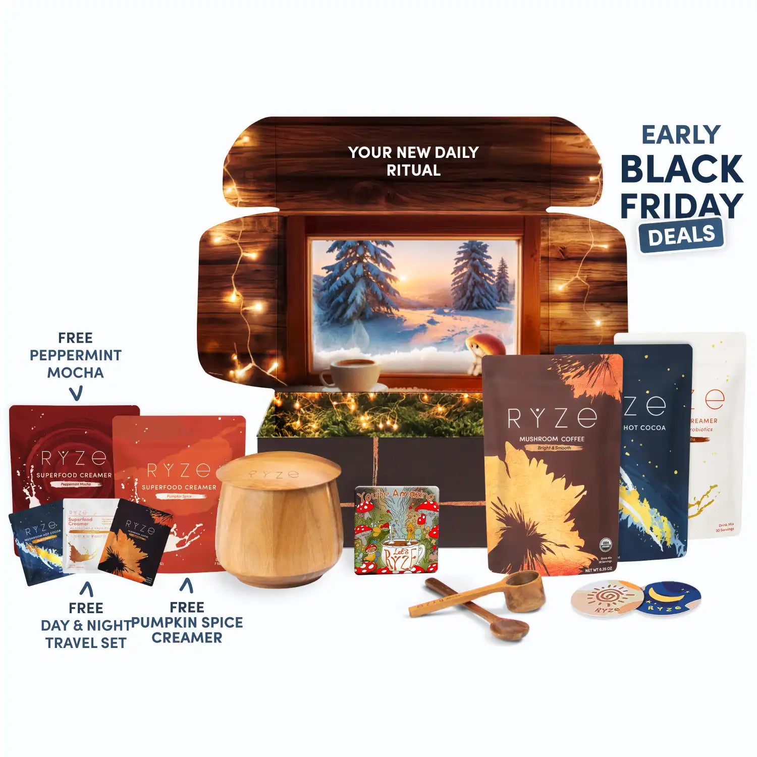 RYZE Ritual Set: Cocoa + Coffee N6