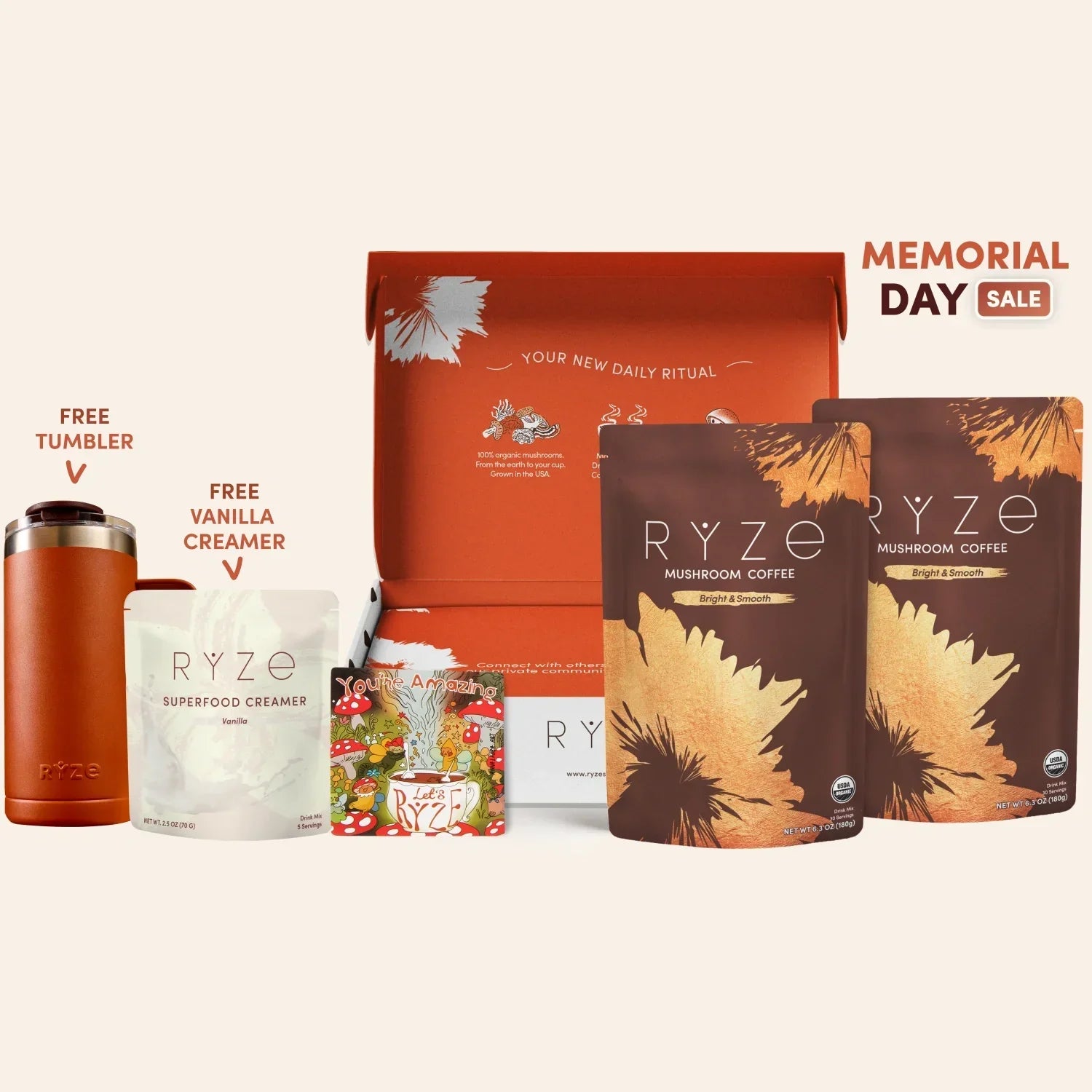 Mushroom Coffee Starter Kit 60 Serving B4