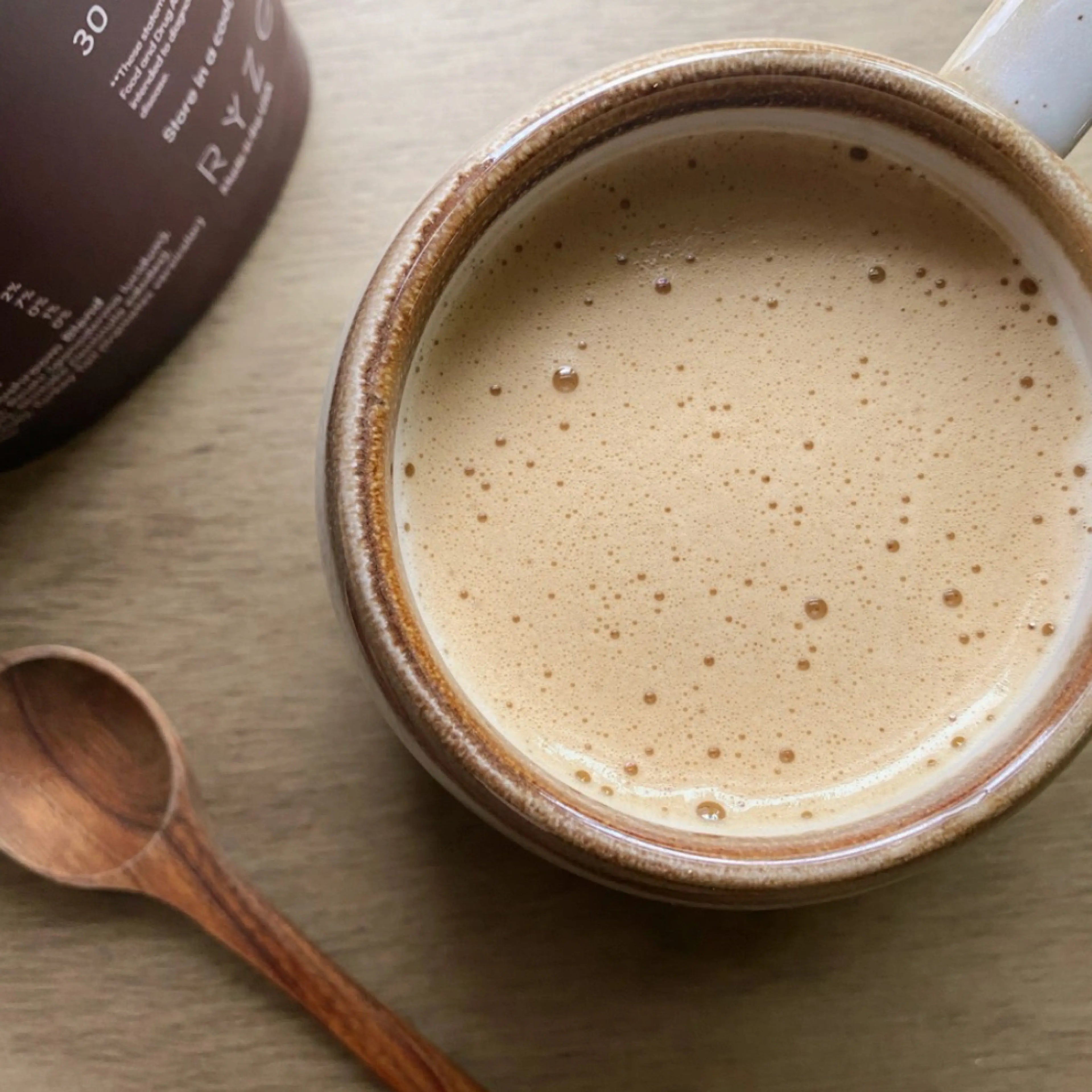 RYZE Mushroom Coffee — Organic Instant Coffee with Cordyceps & Reishi, 30 Servings V3