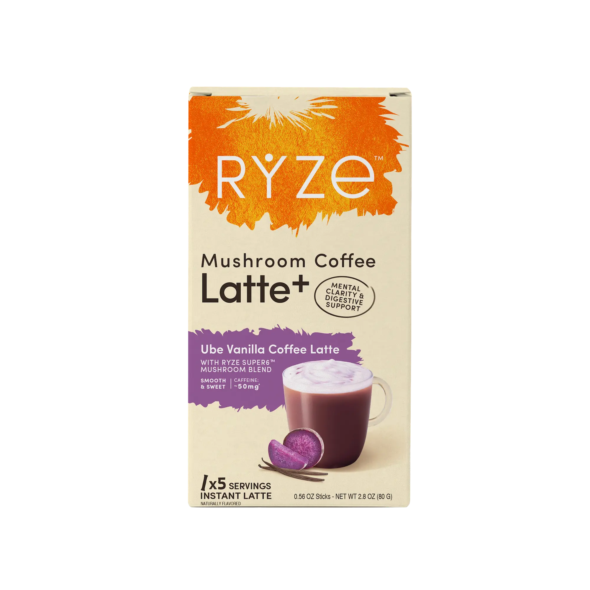 Ube Vanilla Coffee Latte Carton K3